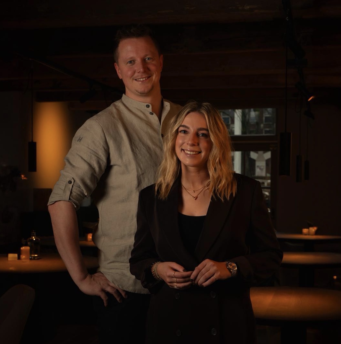 Lars Aukema en Lisa Stam